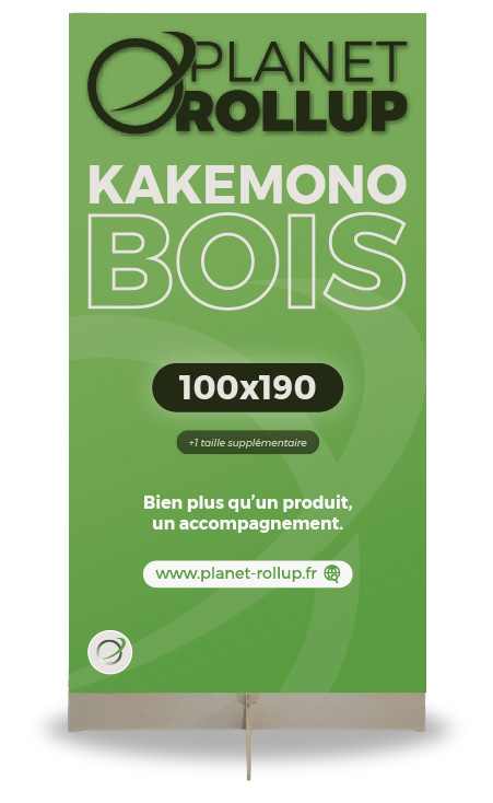 Kakemono en Bois 100x190