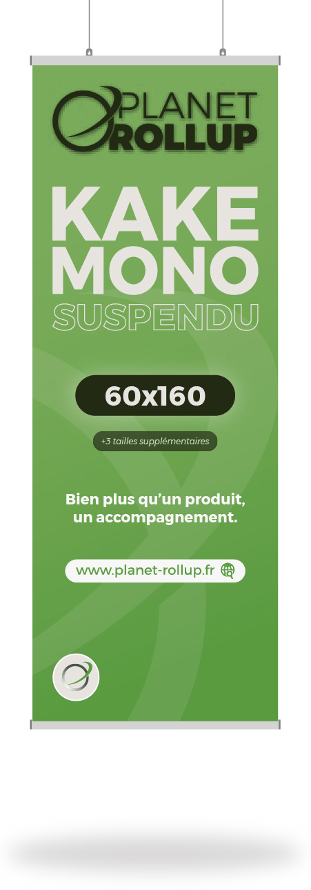 Kakemono suspendu 60x160